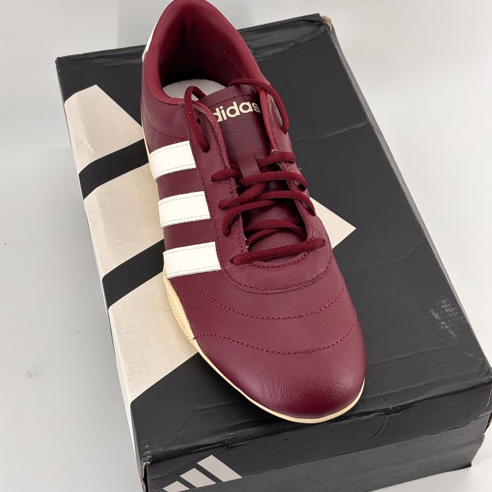 Adidas Grand Court Lo Women 9.5 Burgundy JQ7242 Low Top Sneakers New In Box - Picture 8 of 8
